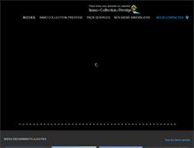 Tablet Screenshot of immo-collection-prestige.com